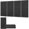 VEVOR 4 Pack Black Acoustic Wall Panels