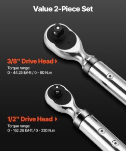 1/2 & 3/8 Inch Drive (12.7mm & 9.5mm)