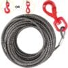 VEVOR Heavy Duty Galvanized Steel Winch Cable 95mm x 228m with Hook