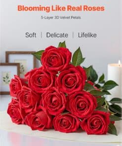 50 см Реалистичных Шелковых цветов для свадеб