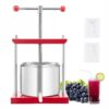 VEVOR 6L Manual Stainless Steel Fruit  Wine Press  Juice