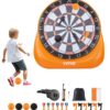 VEVOR Inflatable Soccer Dart Board 18 m with 4 Kick Balls