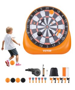 VEVOR Inflatable Soccer Dart Board 1.8 m with 4 Kick Balls