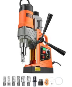 Magnetic Drill Press 1450W Portable Mag Drill with 2 in (50.8 mm) Boring Diameter and 13000 N Adhesion Force