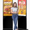 VEVOR 109cm 2K UHD Touchscreen Digital Signage Display  Floor Standing Interactive LCD Kiosk