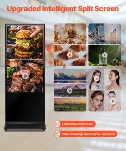 Floor-Standing LCD Kiosk for Advertising and Information
