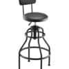 VEVOR Adjustable Garage Work Stool with Backrest