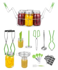 VEVOR 9-Piece Canning Starter Kit with Stainless Steel Water Bath Canner – Ideal for Home Food Preservation