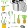 VEVOR 11 Piece Canning Supplies Starter Kit  Stainless Steel Water Bath Canner for Home Food Preservation