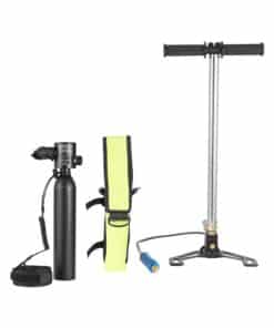 VEVOR 0.5L Refillable Scuba Diving Air Tank with Hand Pump