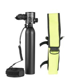 VEVOR 0.5L Scuba Diving Tank Kit – Max Depth 30m – Portable Lung Breathing Tank for Underwater Exploration