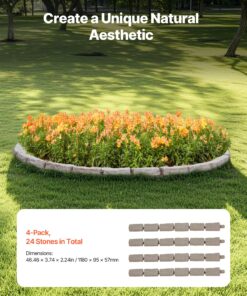 Fade-Resistant Garden Border for Lawn Decoration