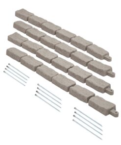 VEVOR Fake Stone Landscape Edging 117.3 x 5.6 cm – Durable