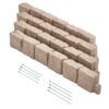 Ландшафтная Окантовка из искусственного камня VEVOR 119x10 см Прочная