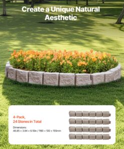 Fade-Resistant Lawn Border for Garden Decoration