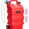 VEVOR 60L Portable Fuel Caddy with 12V DC Electric Transfer Pump  Mobile Fuel Tank for Gasoline and Diesel