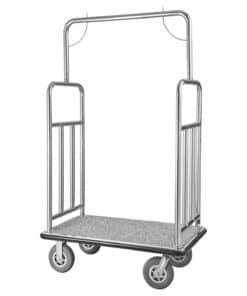 Багажная тележка отеля VEVOR с Матовой отделкой из Нержавеющей Стали