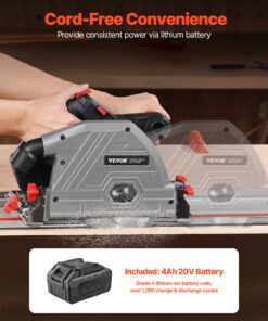 20V Battery Plunge-Cut Saw (Tool Only)