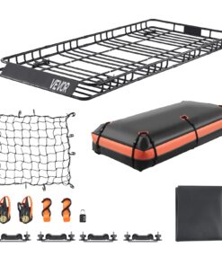 VEVOR Roof Rack Cargo Carrier Basket 213 x 99 x 10 cm with Waterproof Bag