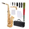 Набор для Начинающих альт-саксофонистов VEVOR Ми-бемоль с Футляром