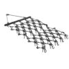 VEVOR 120 x 120 cm Heavy Duty ATV Chain Drag Harrow with 69 Tines for Lawn Leveling
