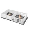 VEVOR Extra Large Dog Whelping Box 237x123x46 cm with 2 Room Layout