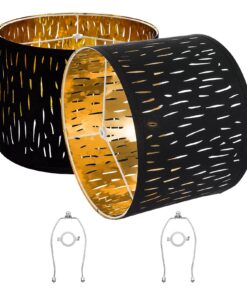 VEVOR Set of 2 Drum Lampshades 33x33x25 cm
