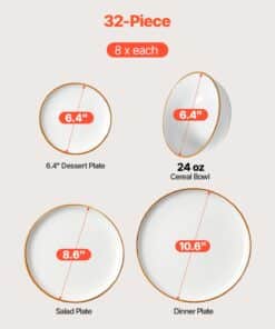 Microwave & Dishwasher Safe