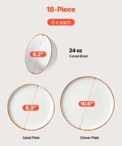 Microwave & Dishwasher Safe