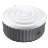 VEVOR 165cm Round Inflatable Hot Tub Cover  Waterproof PVC Lid for Heat Retention  Weather Protection
