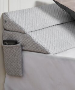 VEVOR Bed Wedge Pillow 193x25x15 cm – Memory Foam Headboard Gap Filler for 0–18 cm Gaps with Storage Pocket & Washable Cover