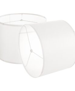 VEVOR Set of 2 Off-White Drum Lamp Shades