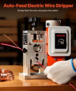 1.5–40mm Cable Stripper with Variable Speed & High Precision Blades