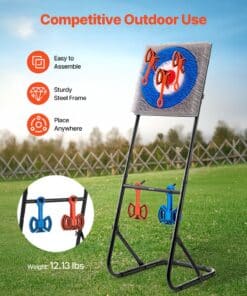 Steel Frame & Bristle Target – Safe for All Ages