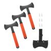 VEVOR 3 Pack 302 mm Double Bit Throwing Axes  Tomahawks  Stainless Steel