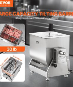 Stainless Steel Sausage Mixer for 13.6kg Meat