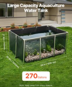 Durable & Leak-Proof for Outdoor/Indoor Aquaculture