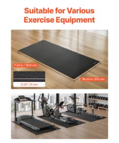 Noise-Reducing Exercise Equipment Mat for Carpet & Floor Protection