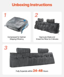 Ergonomic Velvet Backrest Cushion