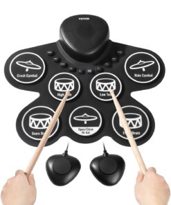 VEVOR 7-Pad Electronic Drum Set for Kids with Headphone Jack