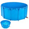 VEVOR 5000L Round Above Ground PVC Fish Pond  Durable Outdoor Koi Tank