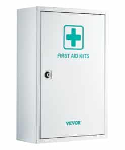 VEVOR 3-Shelf Wall-Mounted First Aid Cabinet with 1000 Pieces