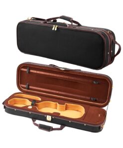 4/4 Full Size Portable Violin Case with Hygrometer