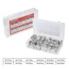 VEVOR 64 Piece BSPP Hydraulic Fitting Kit  Galvanized Steel Caps  Plugs Assortment for High Pressure Applications