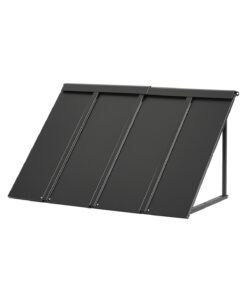 VEVOR 112x61 cm Metal Window & Door Awning Canopy – All-Weather UV & Rain Protection for Patio