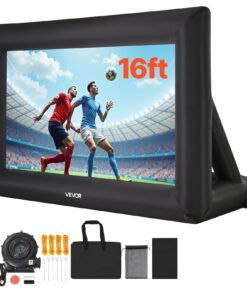 VEVOR 4.9 m Inflatable Movie Screen 16:9