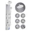 VEVOR 3 in 1 Stainless Steel Shower Panel Tower with Rainfall Head