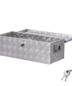 VEVOR Heavy Duty Aluminum Truck Tool Box 762x330x244mm for Pickup