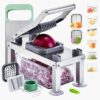 VEVOR All in 1 Vegetable Chopper  Mandoline Slicer with 8 Blades