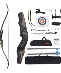 VEVOR 152cm Takedown Recurve Bow Kit – 50 lb Draw
